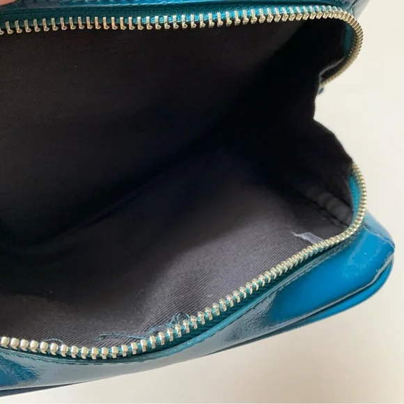 DKNY cross body bag / clutch teal - Picture 2 of 9
